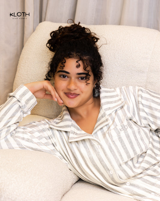 Comfy grey &white set