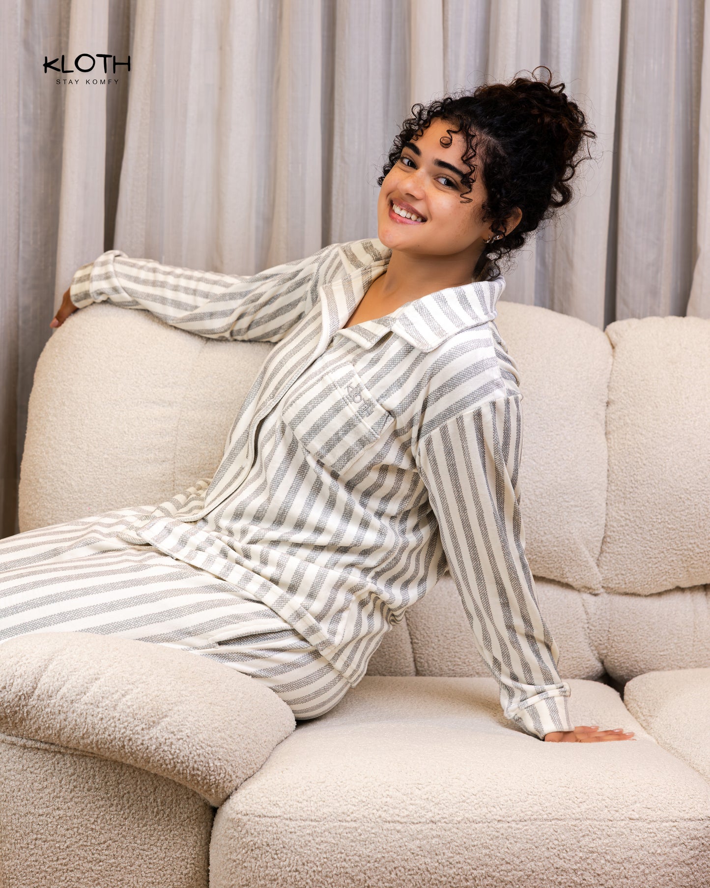 Comfy grey &white set