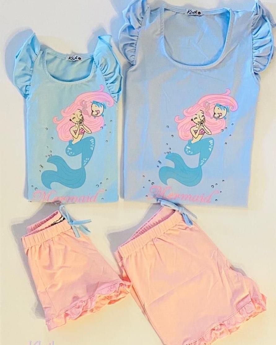summer pajamas (mermaid)