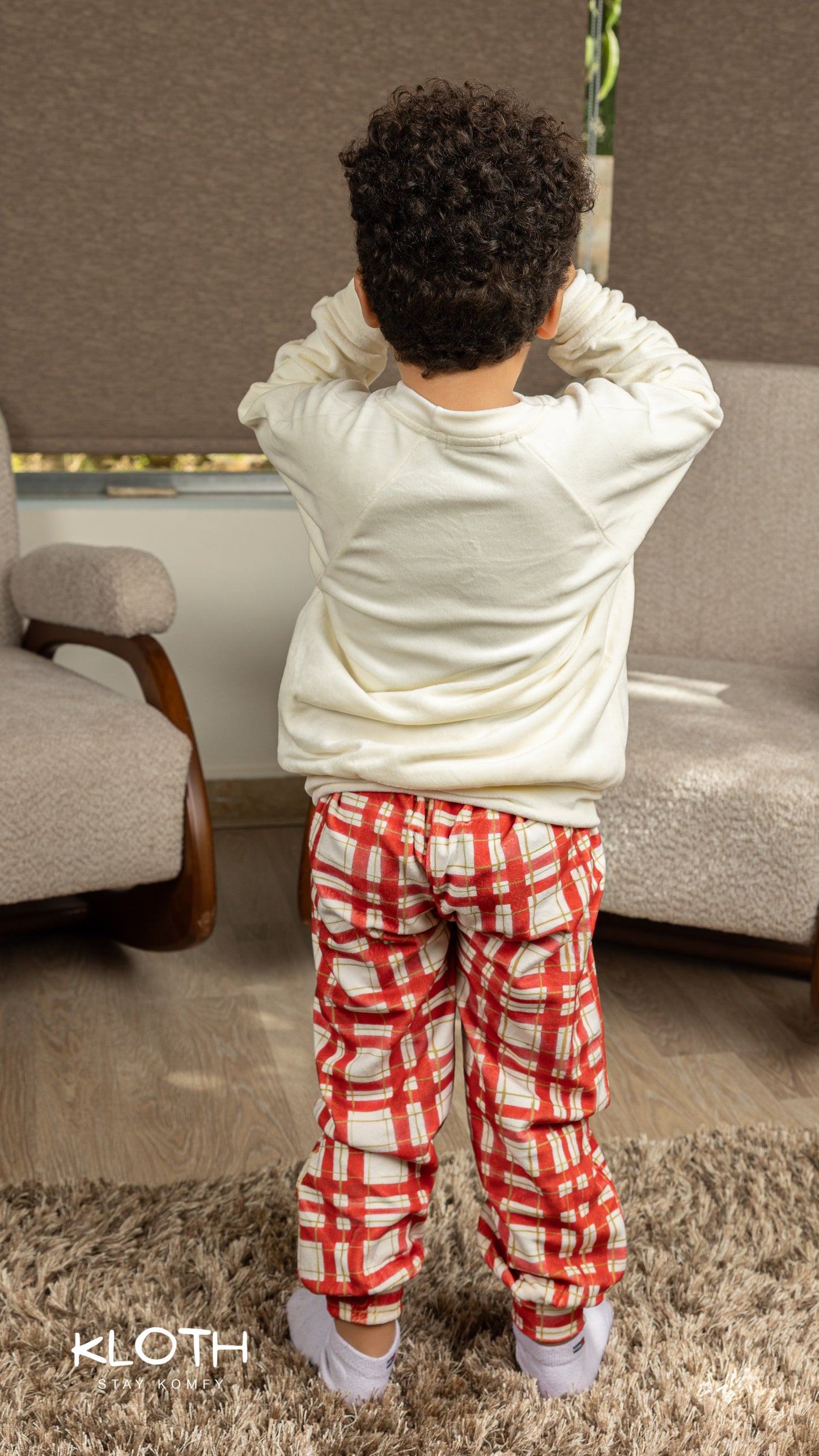 Golden Christmas Crewneck Set