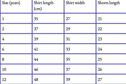 Ruffle summer pajamas (sleepy fox)