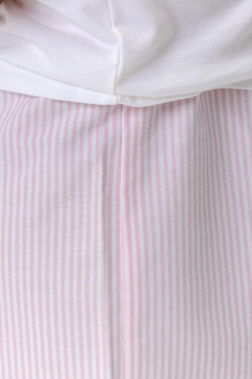 pink shorts girls + white top (kids)