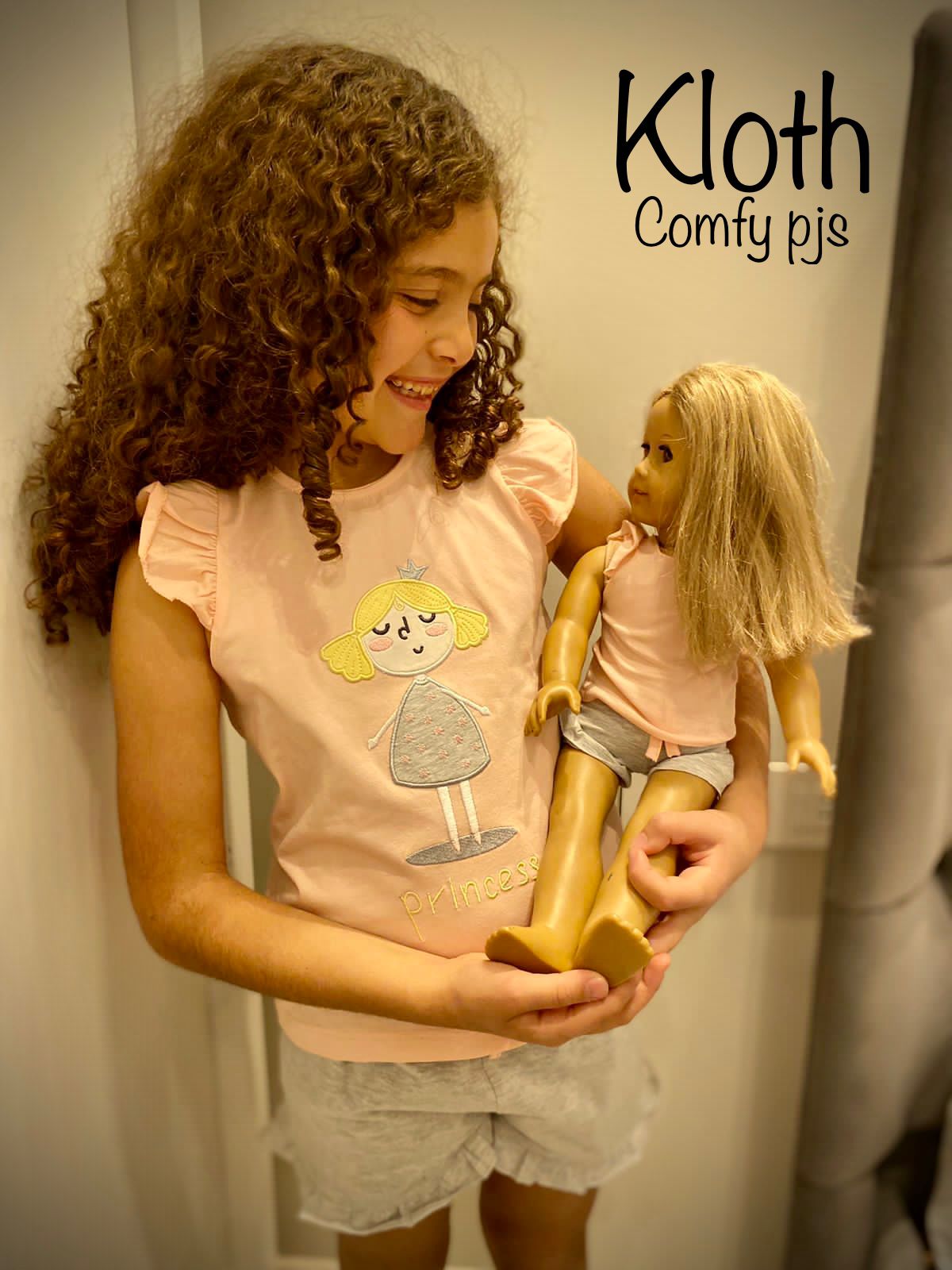 matching pajamas for girl & doll