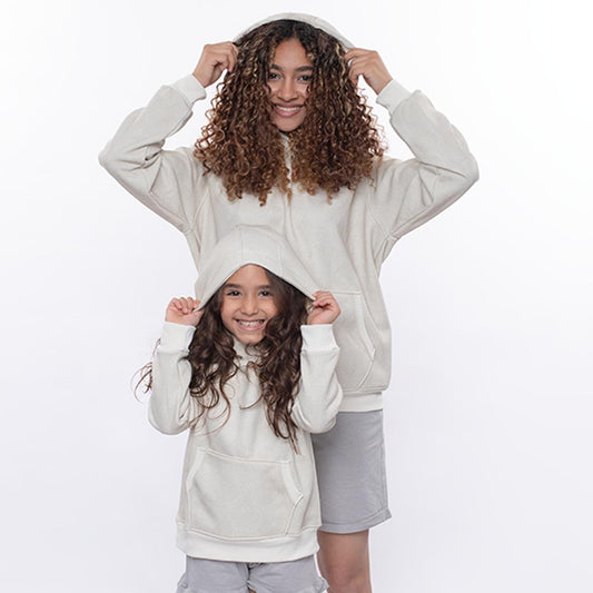 BEIGE HOODIES FOR KIDS & ADULTS