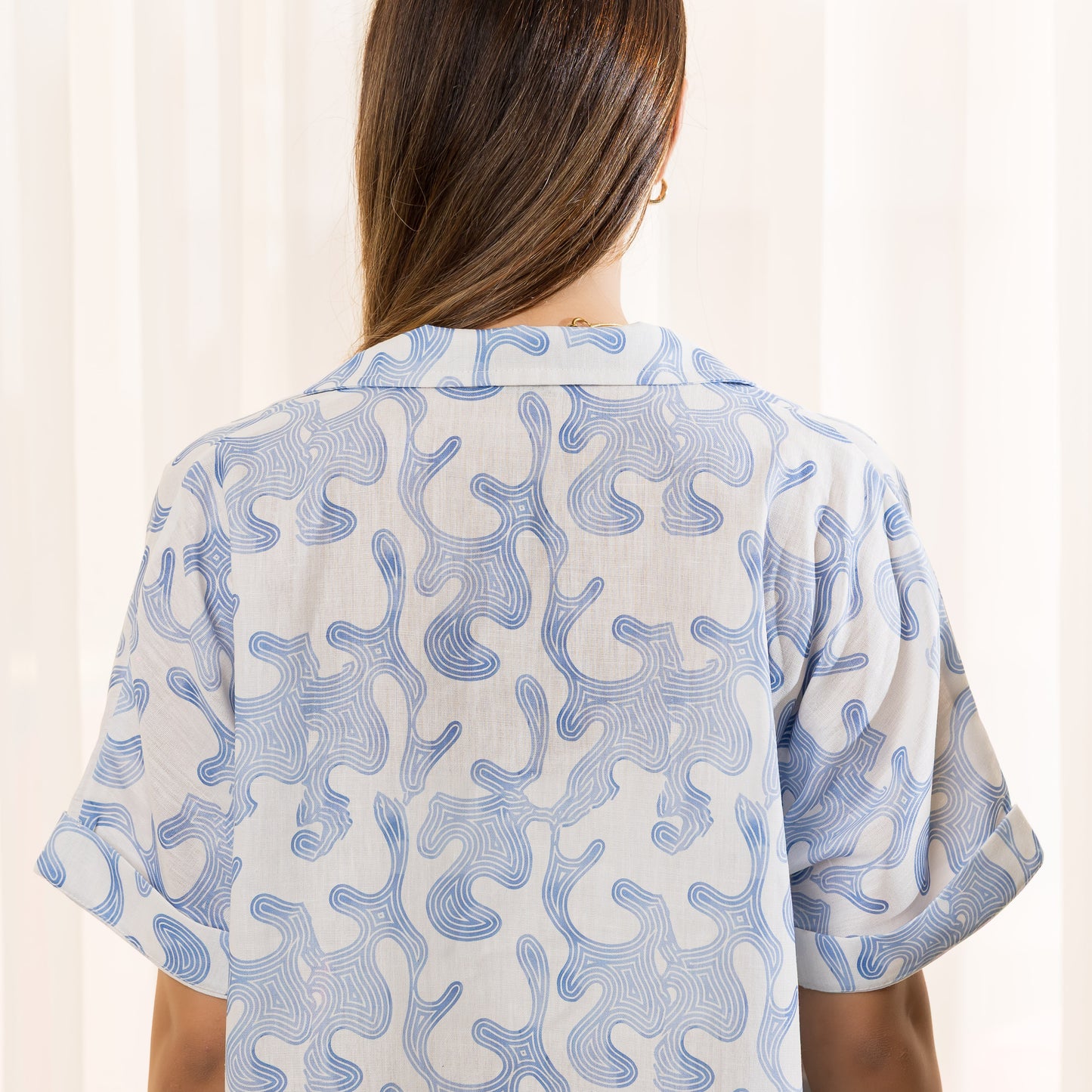 Waves Linen Beach Set
