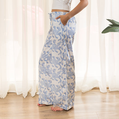 Waves Linen Flowy Pants