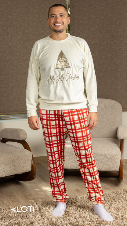 Golden Christmas Crewneck Set