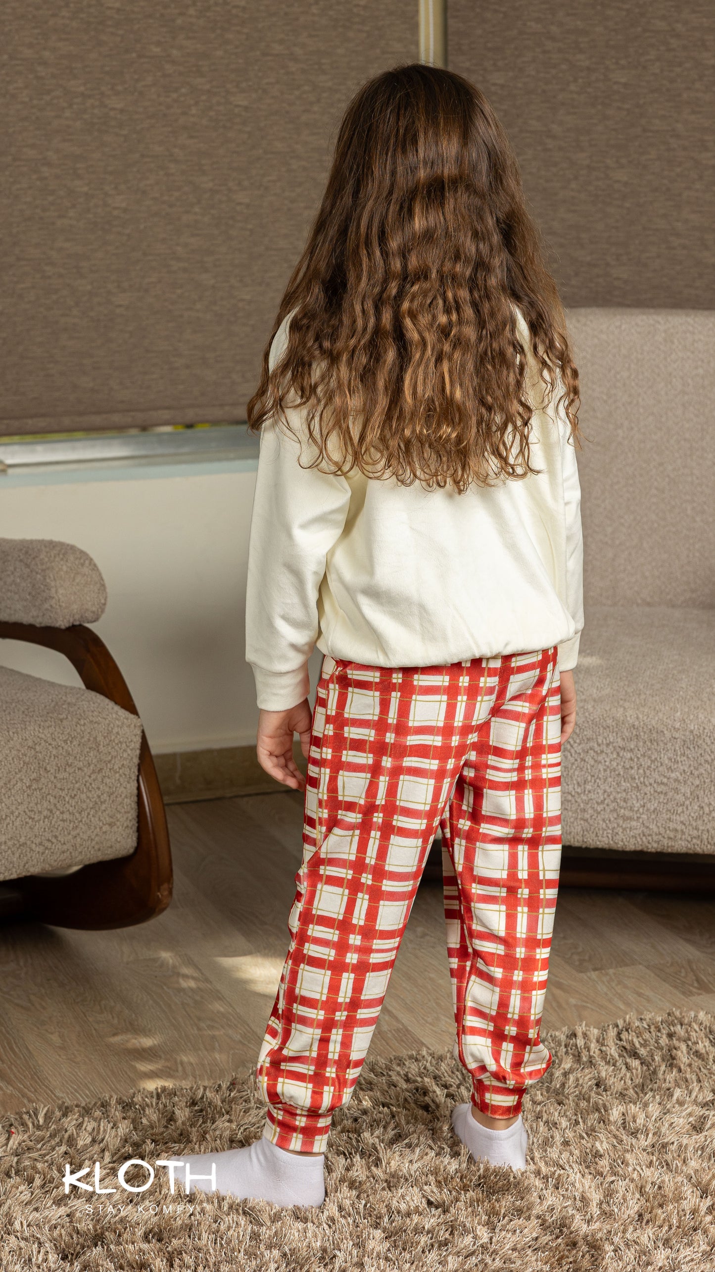 Golden Christmas Crewneck Set