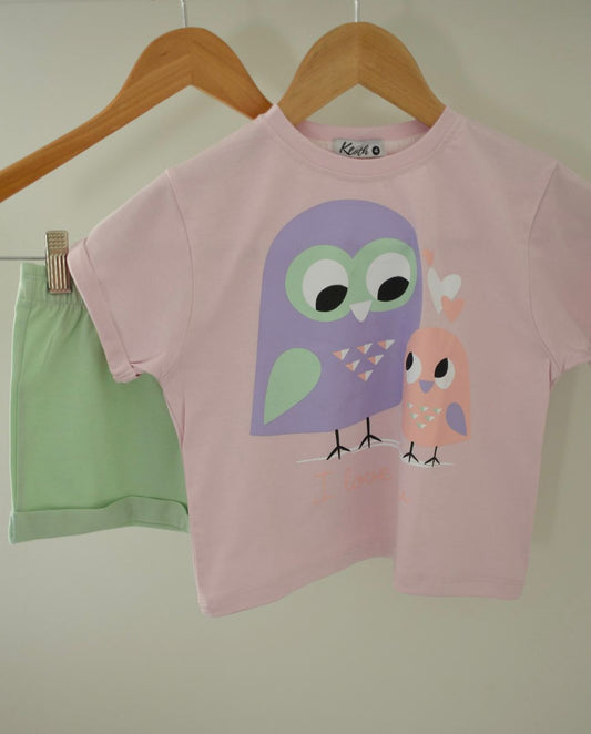 Matching overSized pajamas (owls)